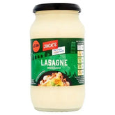 Jack's Lasagne White Sauce 440g Rich Flavor (Case of 6)  Adomoo
